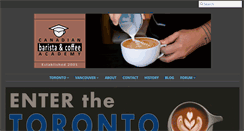 Desktop Screenshot of canadianbaristaacademy.com