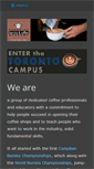 Mobile Screenshot of canadianbaristaacademy.com